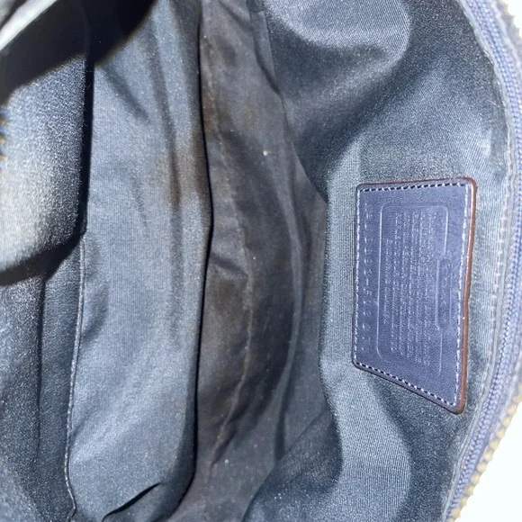 Coach Signature Jacquard Shoulder Bag F10993 | Leather Trim | Authentic - Picture 10 of 10